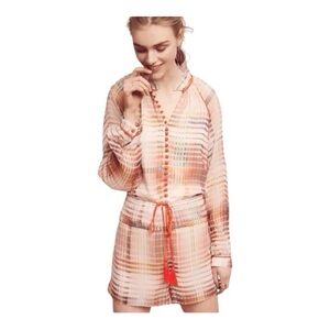 Anthropologie Andelyn Rae Multicolor Plaid Jumper